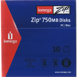 Zip 750MB Disks PC/Mac 10枚パック詳細へ