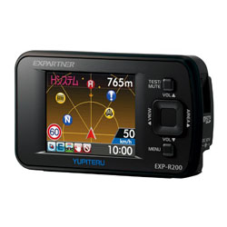 GPSレーダー探知機 ワンボディタイプ EXP-R200詳細へ
