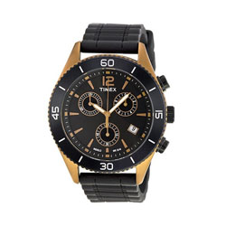 TIMEX タイメックス メンズ 腕時計 Black Dial クロノグラフ T2N829