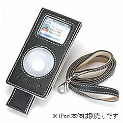 ̑ Luxa Plus case for iPod nano with lanyard-Black (N-LP)